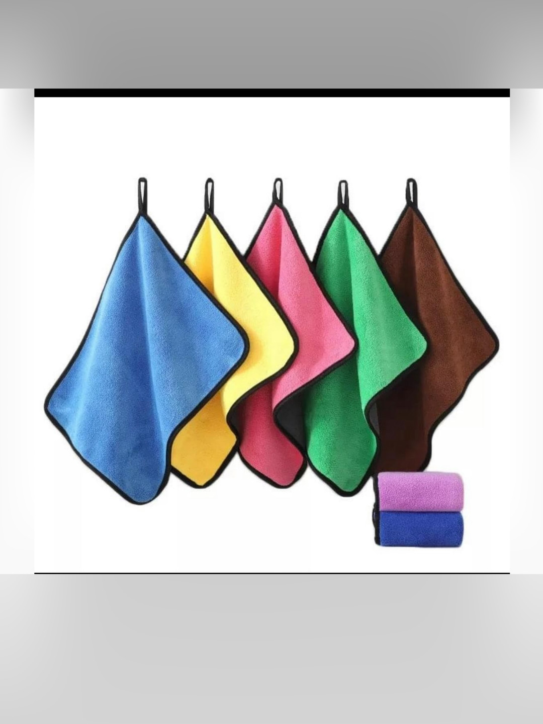 

Sparrow world Pink & Yellow 5 Pieces 570 GSM High Absorption Hand Towel