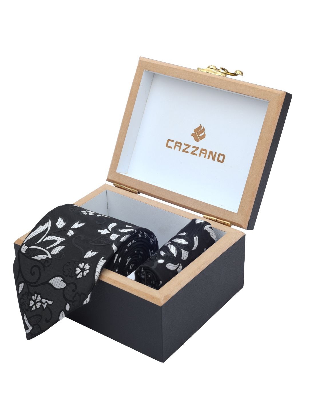 

Cazzano Men Accessory Gift Set of, Black