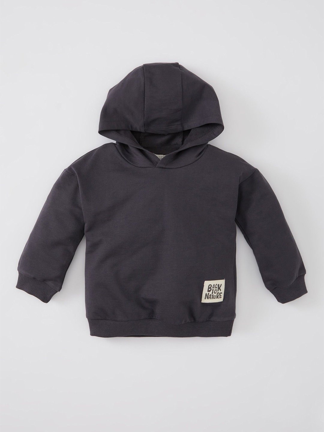 

DeFacto Girls Cotton Hooded Sweatshirts, Black