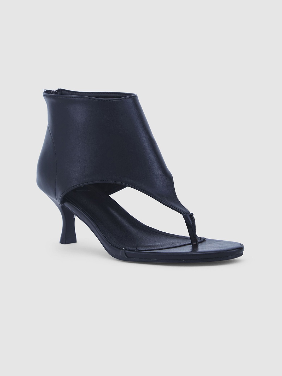 

Sole To Soul Solid Slim Heeled Sandals, Black