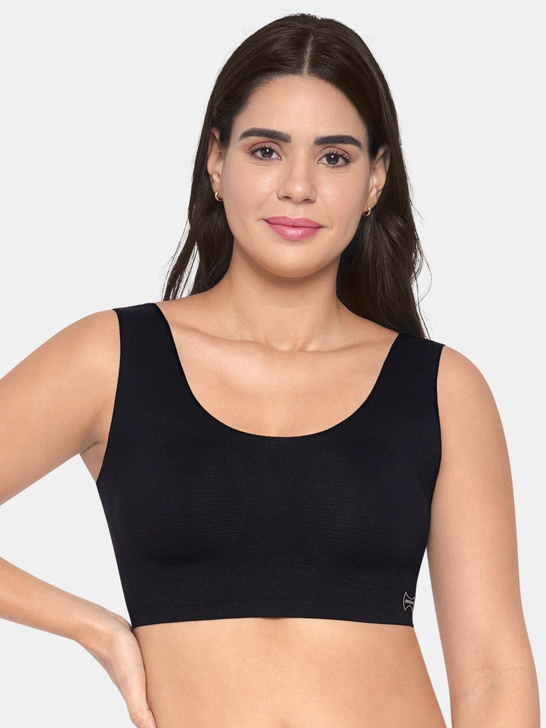 

Dermawear Full Coverage Lightly Padded Breezeology Bra, Black