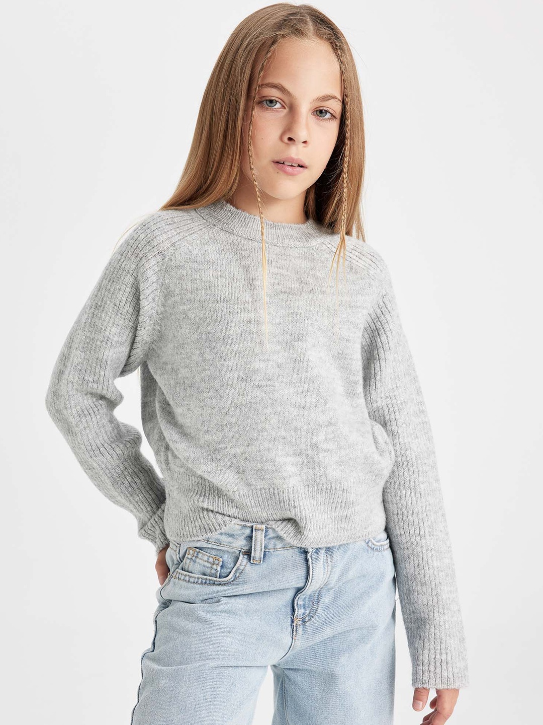 

DeFacto Girls Pullover, Grey