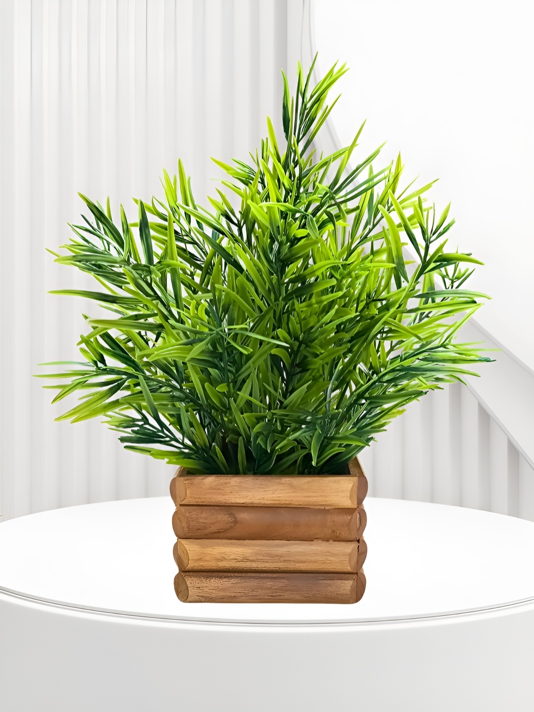 

fancy mart Green 1 Pieces Artificial Plant With Pot
