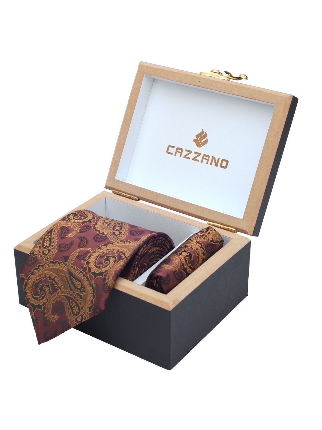 

Cazzano Men Accessory Gift Set of, Brown