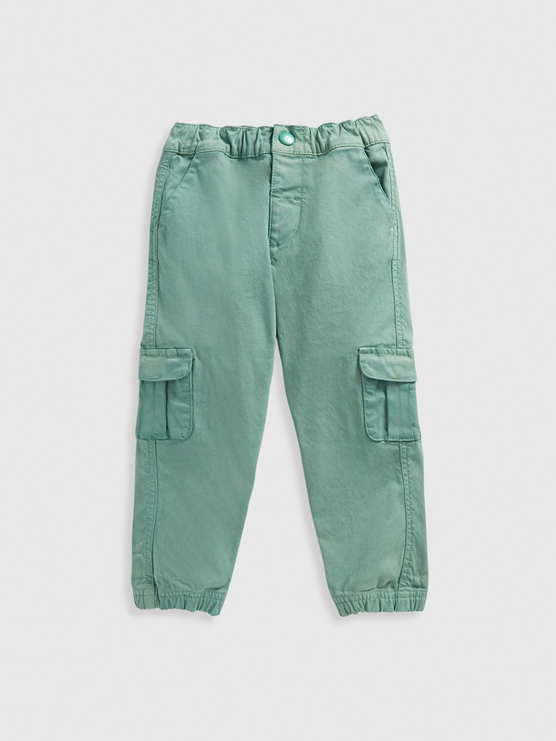 

mothercare Boys Smart Relaxed Fit Stretchable Jeans, Green