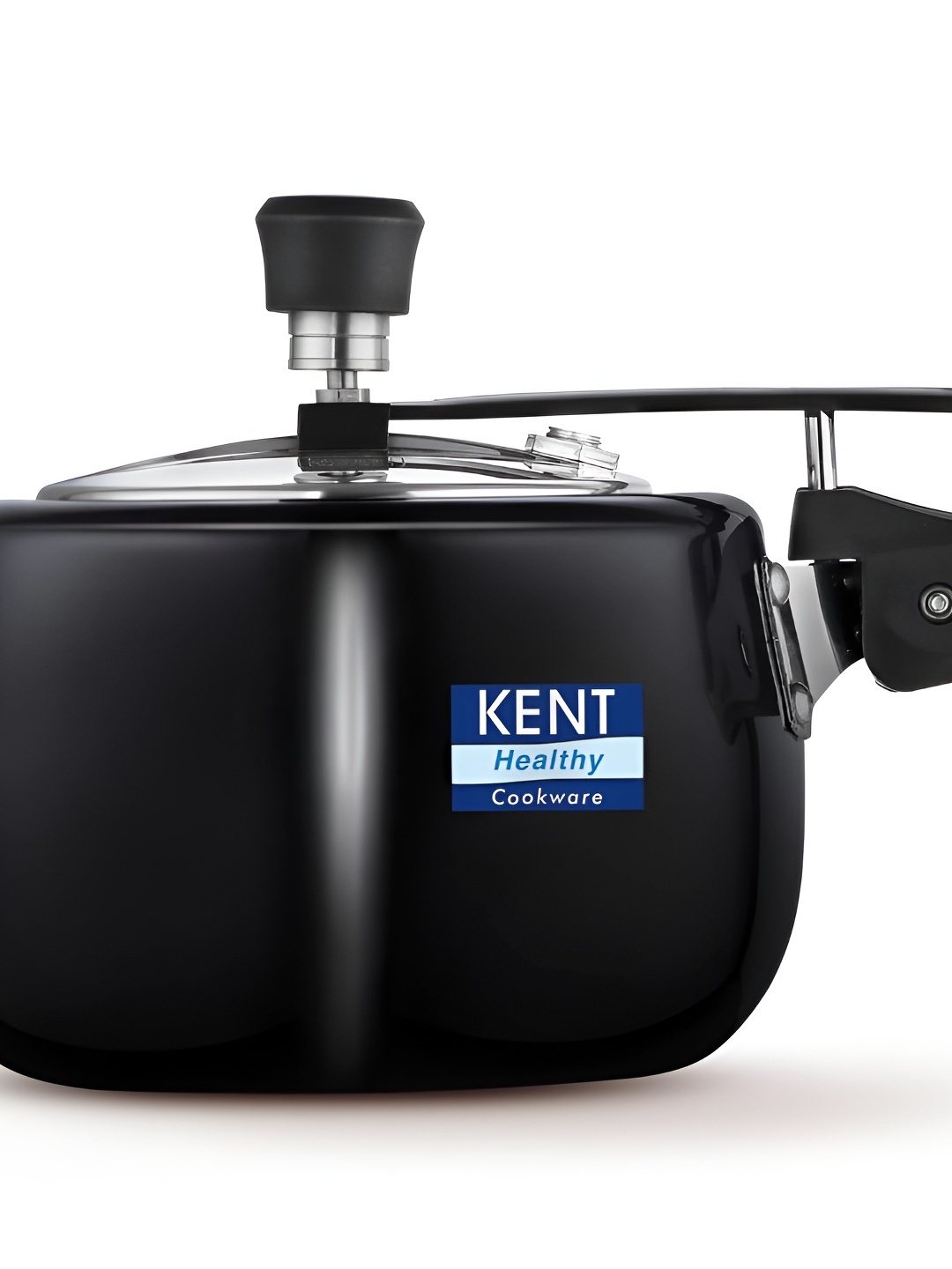 

KENT Hard Anodised Induction Friendly Pressure Cooker with SS Inner Lid- 3 Litre, Black