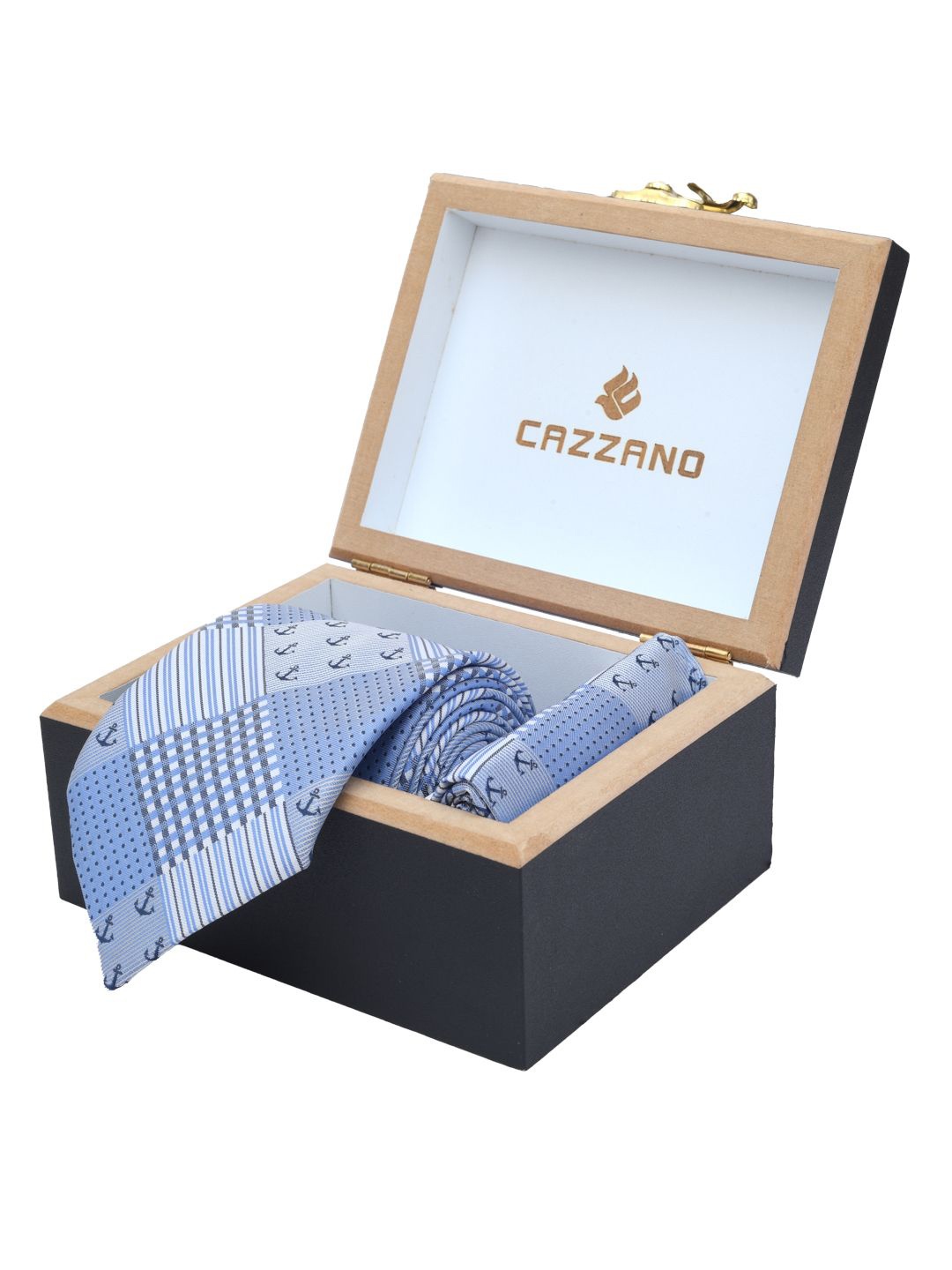 

Cazzano Men Accessory Gift Set of, Blue