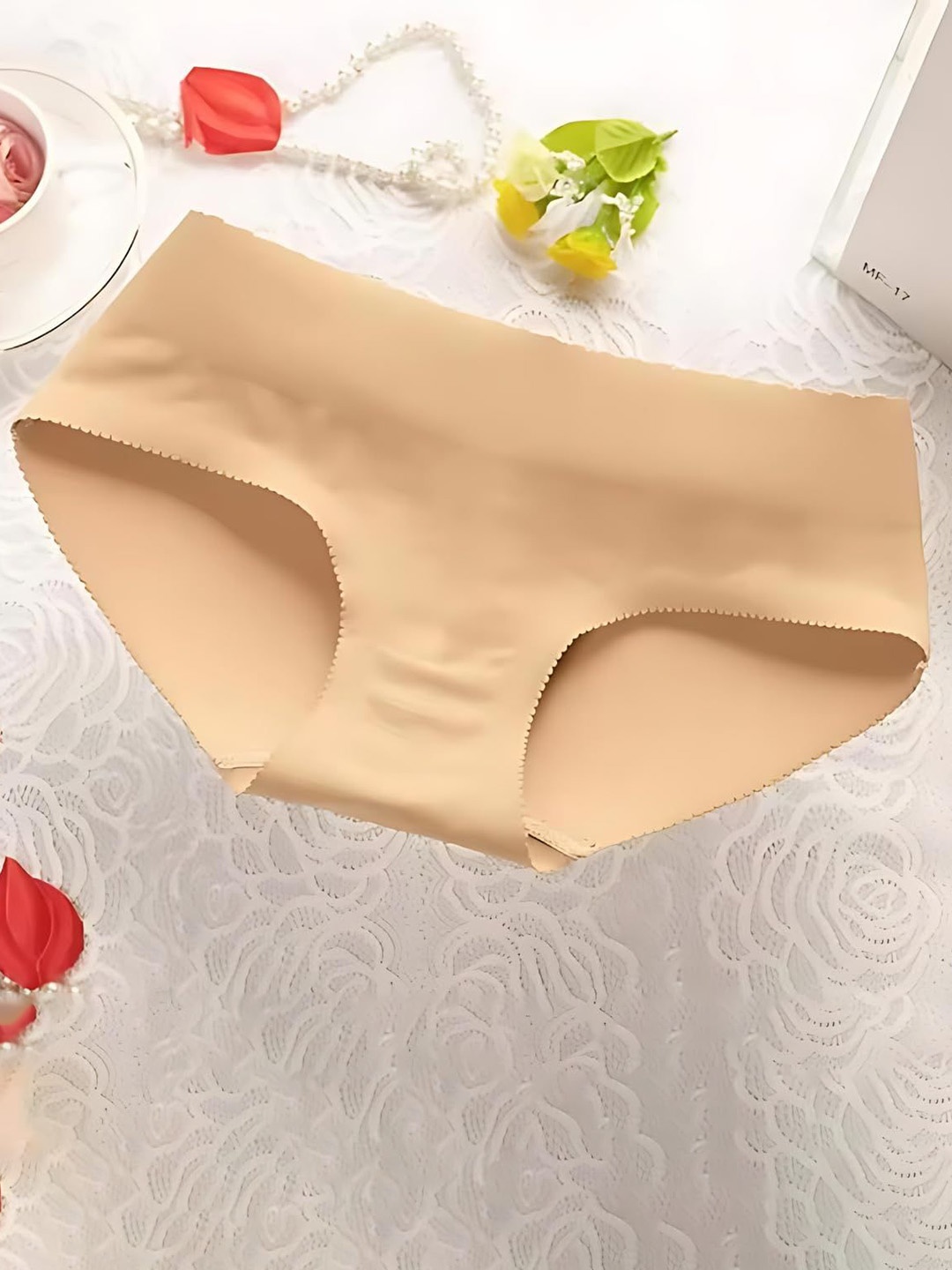 

CareDone Women High Rise Breathable Padded ButtEnhancing Lifter Panty, Cream