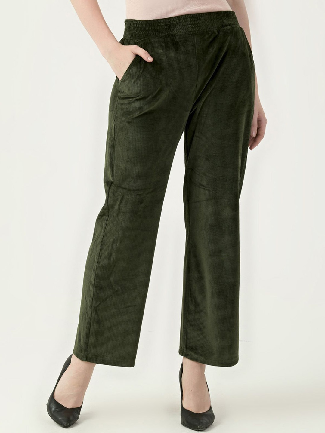 

Albion By CnM Women Regular Fit Trousers, Olive