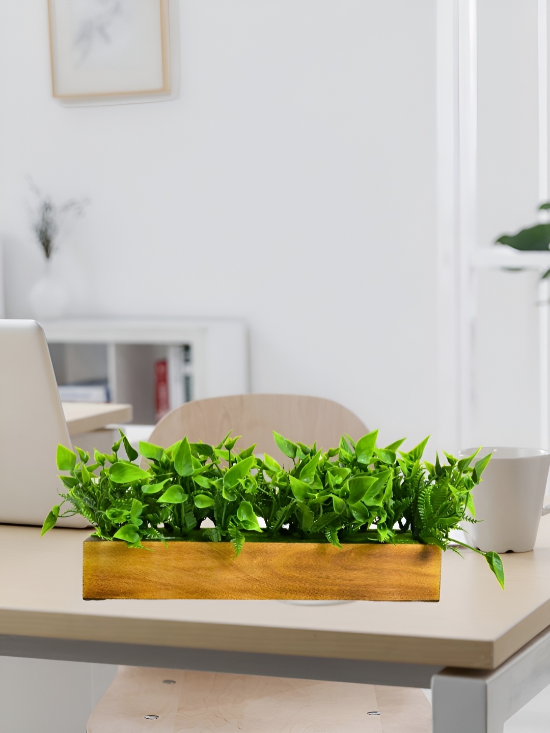 

fancy mart Green 1 Pieces Artificial Plant With Pot