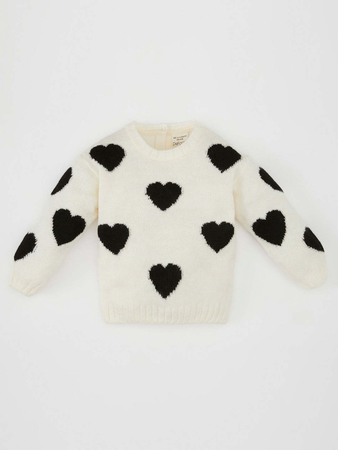

DeFacto Girls Printed Poncho, White