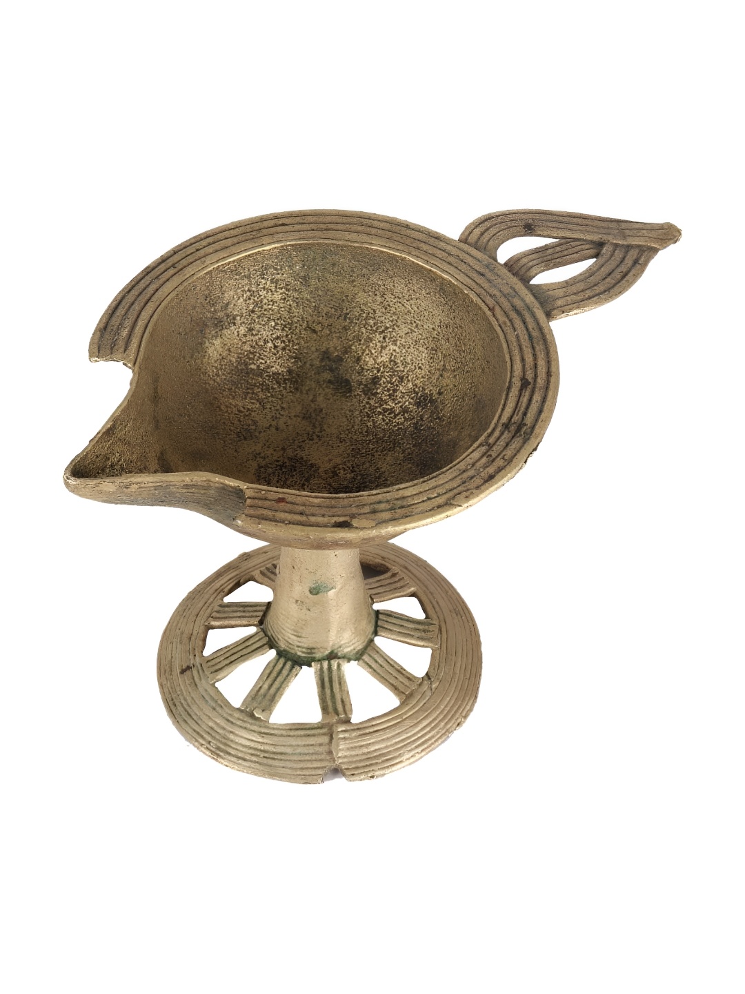 

Indianshelf Bronze-Toned Brass Oil Diya Pooja Essentials