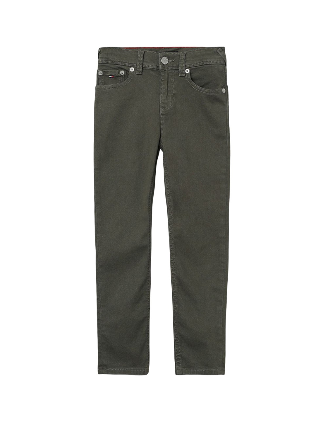 

Tommy Hilfiger Boys Slim Fit Low Distress Jeans, Green
