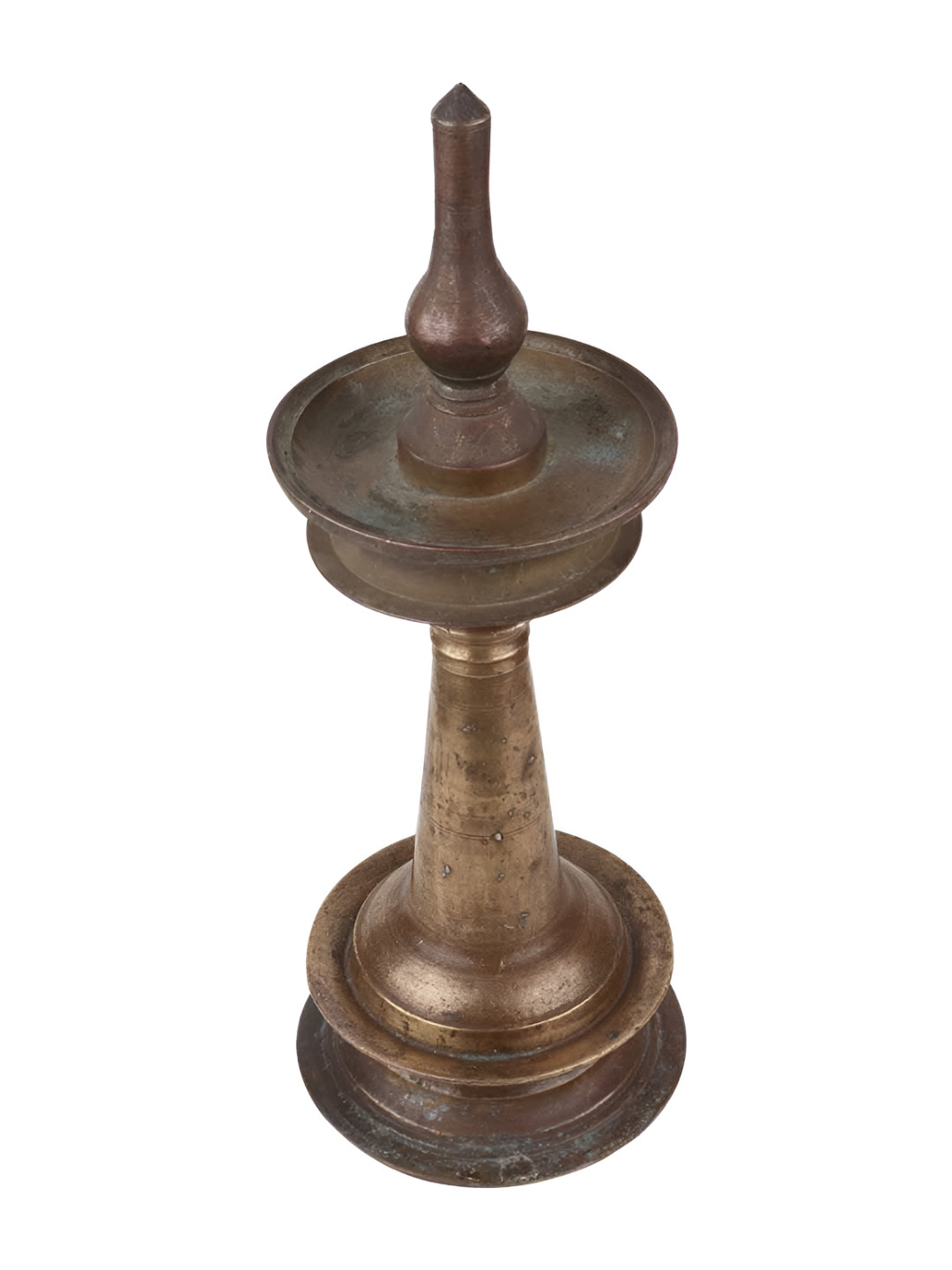 

Indianshelf Gold Toned Textured Brass Diwali Diya Deepa