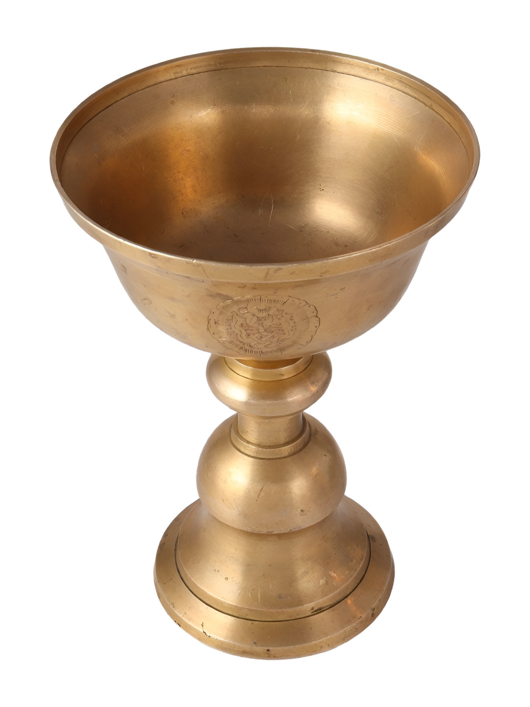 

Indianshelf Gold Toned Textured Brass Diwali Deepak Diya