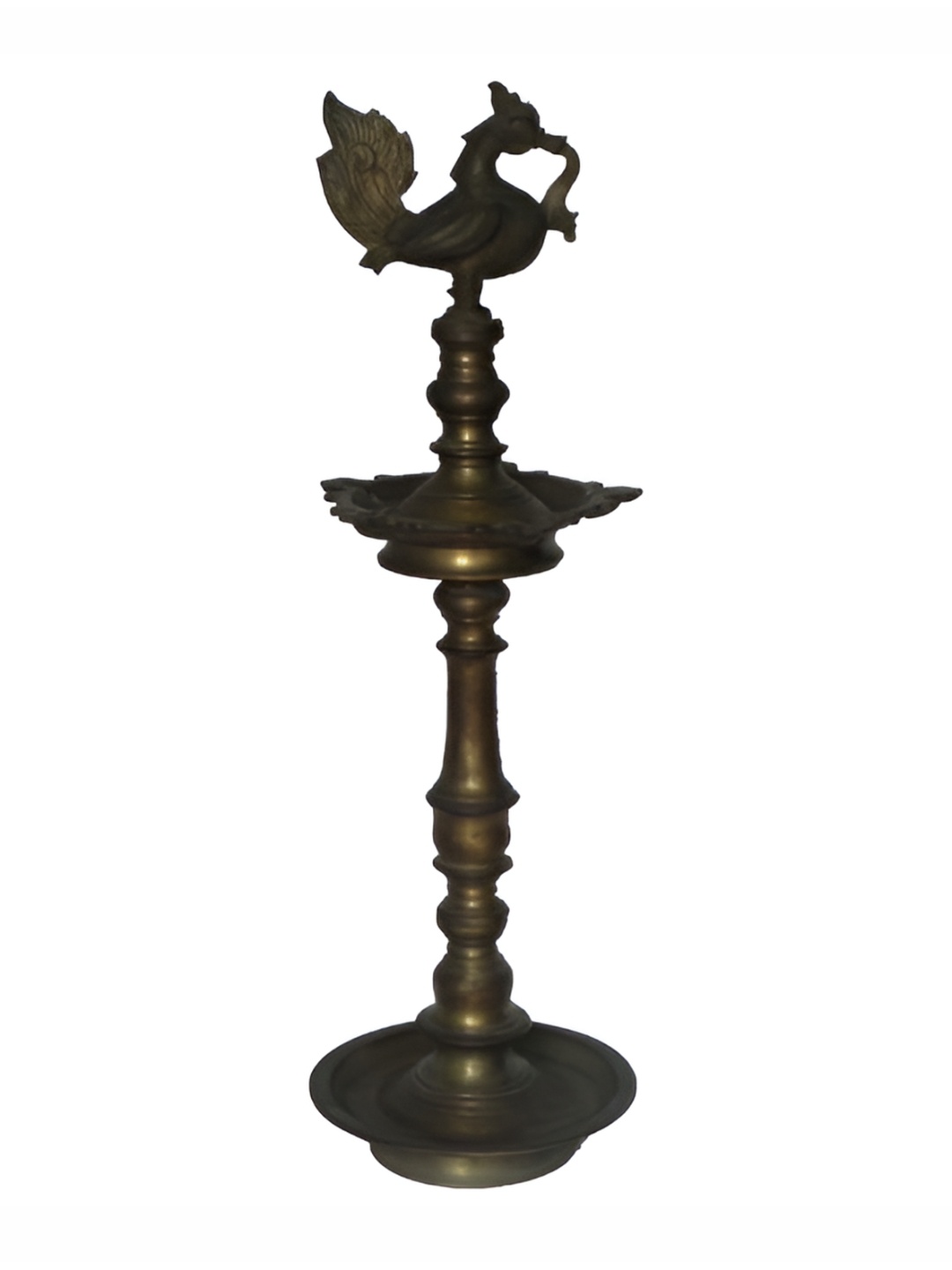 

Indianshelf Bronze Toned Textured Brass Pooja Diya