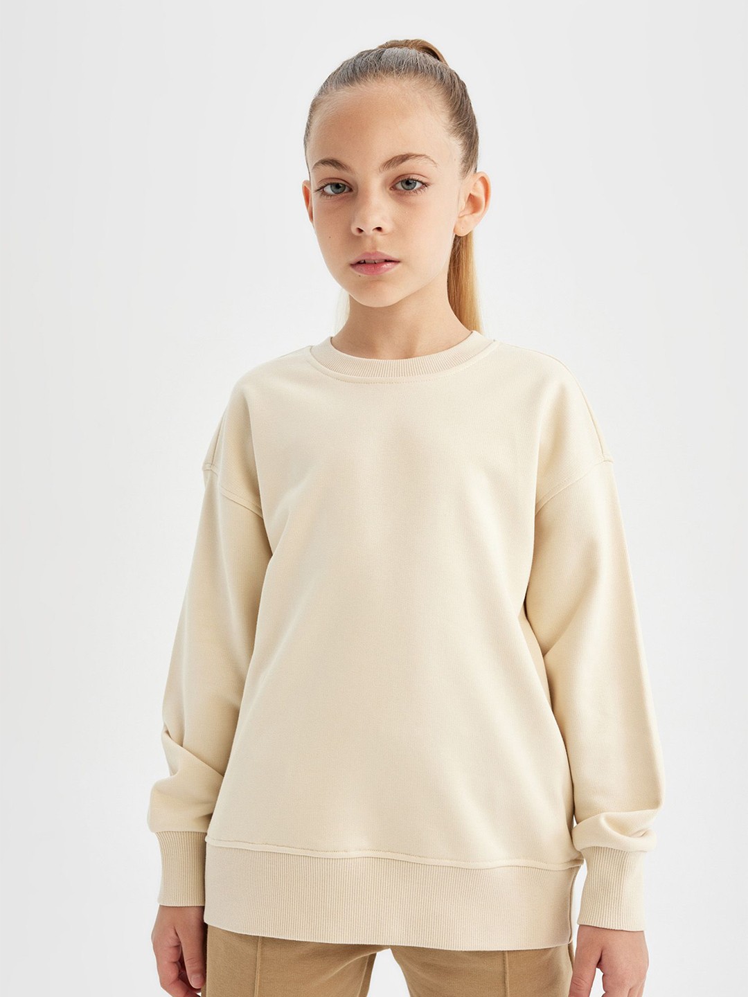 

DeFacto Girls Sweatshirt, Peach