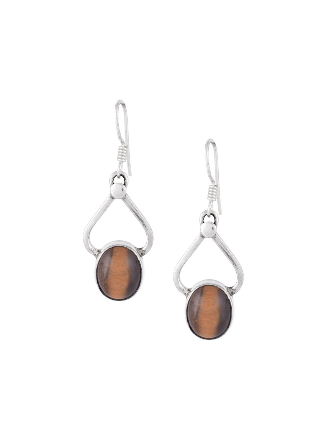 

Indianshelf 92.5 Sterling Silver Contemporary Drop Earrings