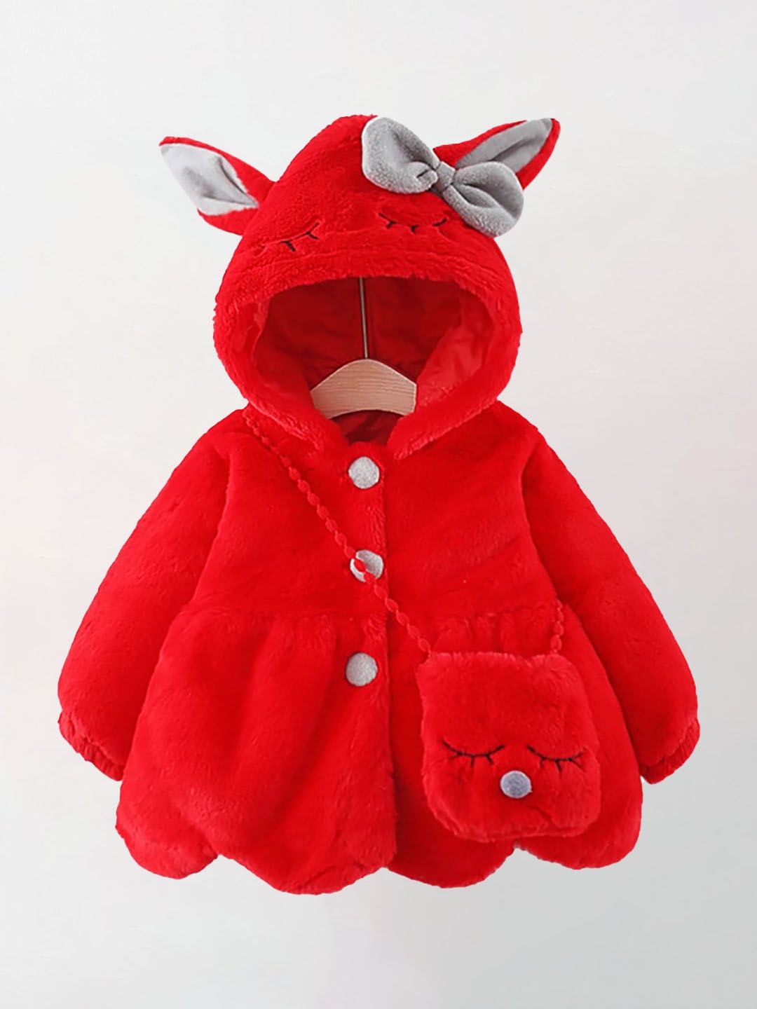 

StyleCast x Revolte Infant Girls Overcoat, Red