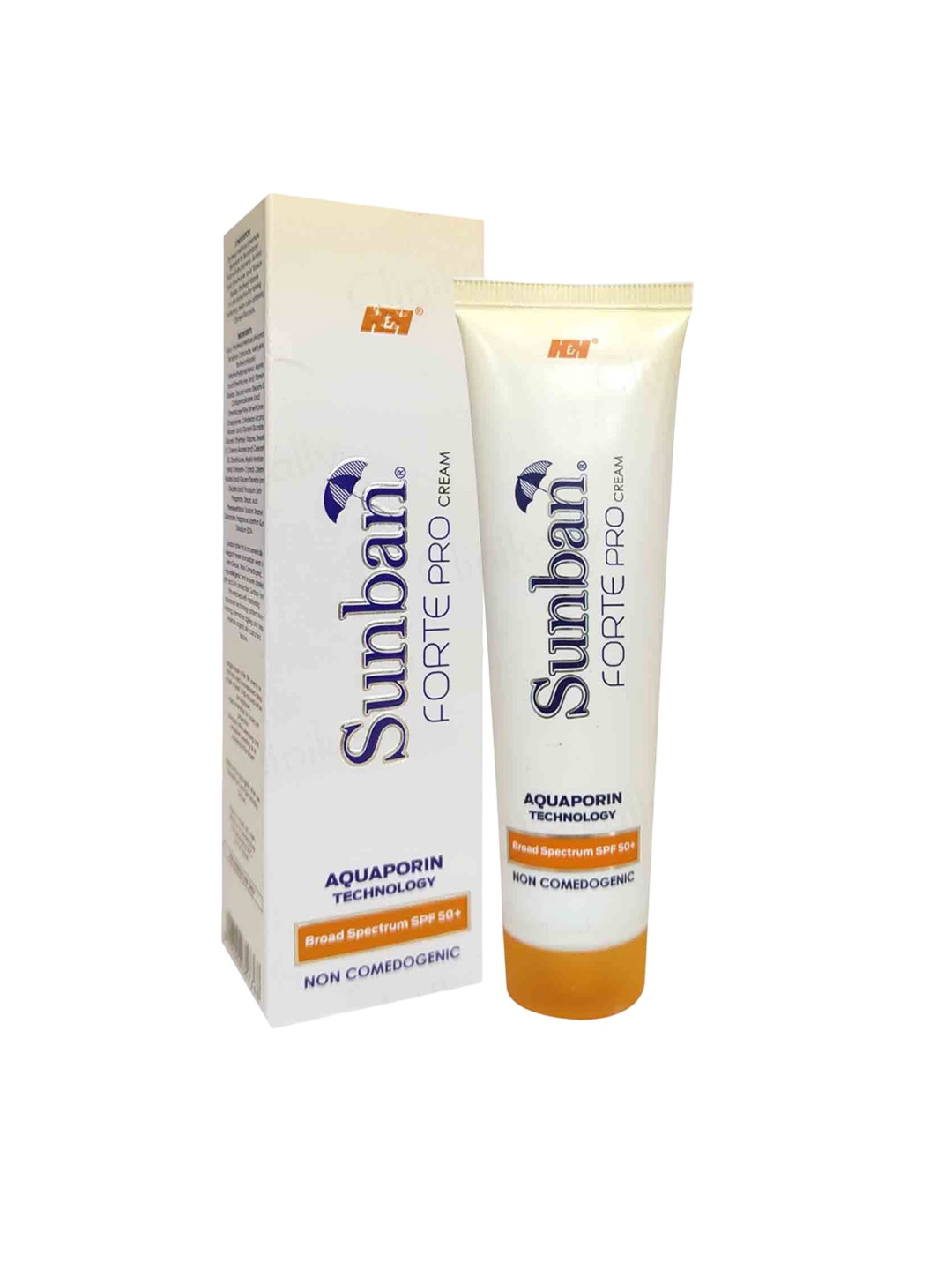 

SUNBAN Forte Pro Cream SPF 50+ With Aquaporin Technology-60g, White