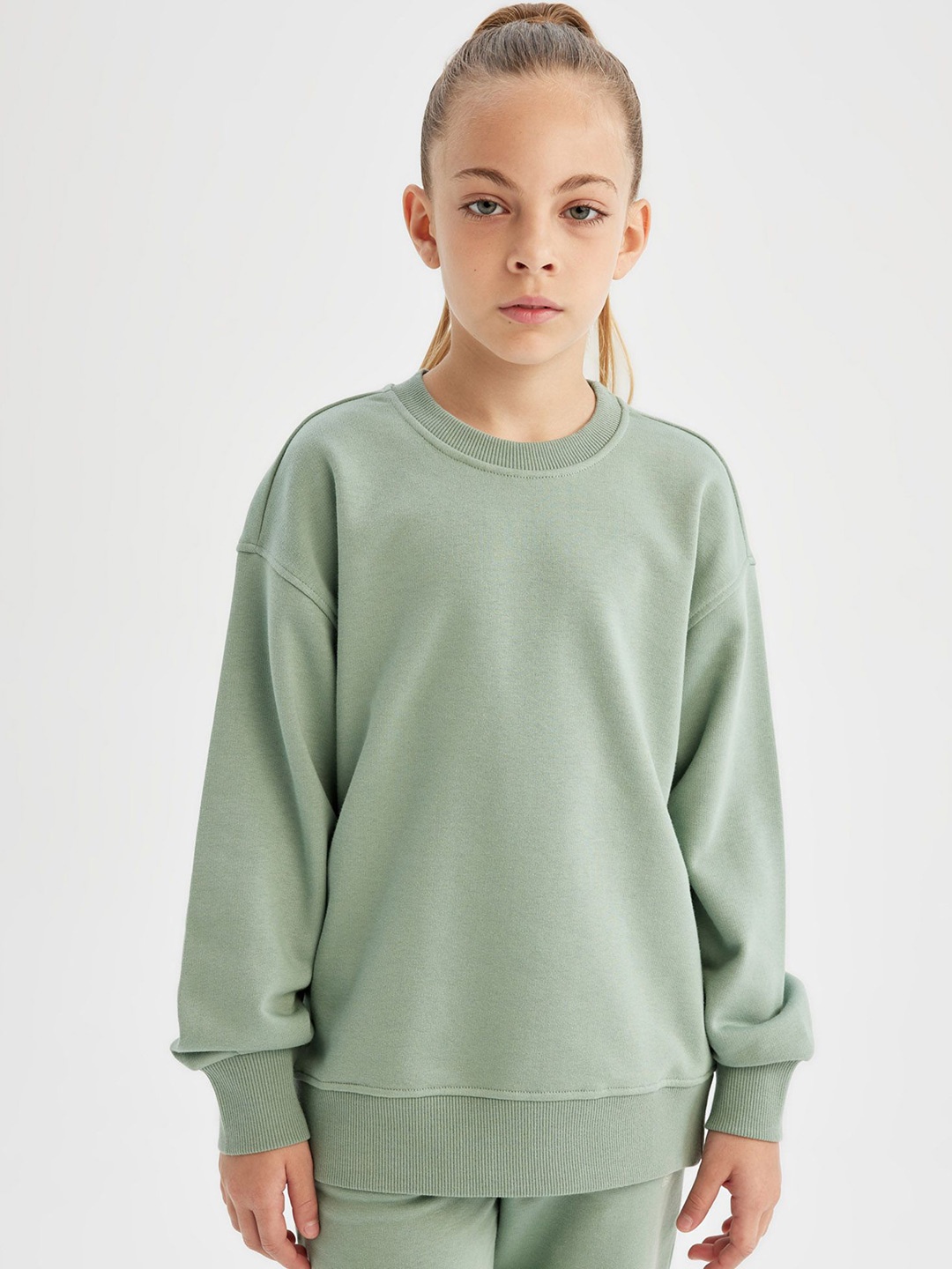 

DeFacto Girls Sweatshirt, Grey