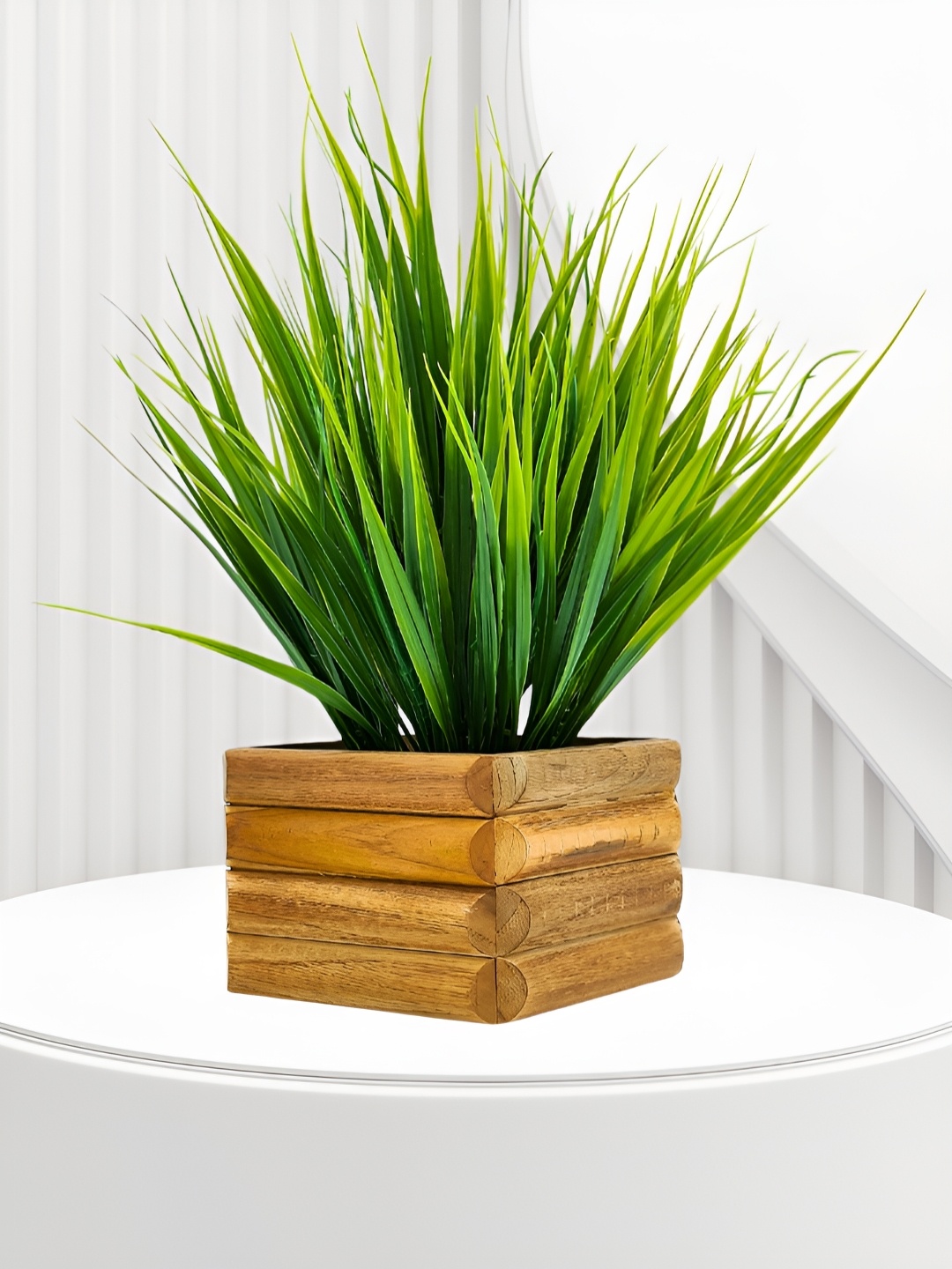 

fancy mart Green 1 Pieces Artificial Plant With Pot