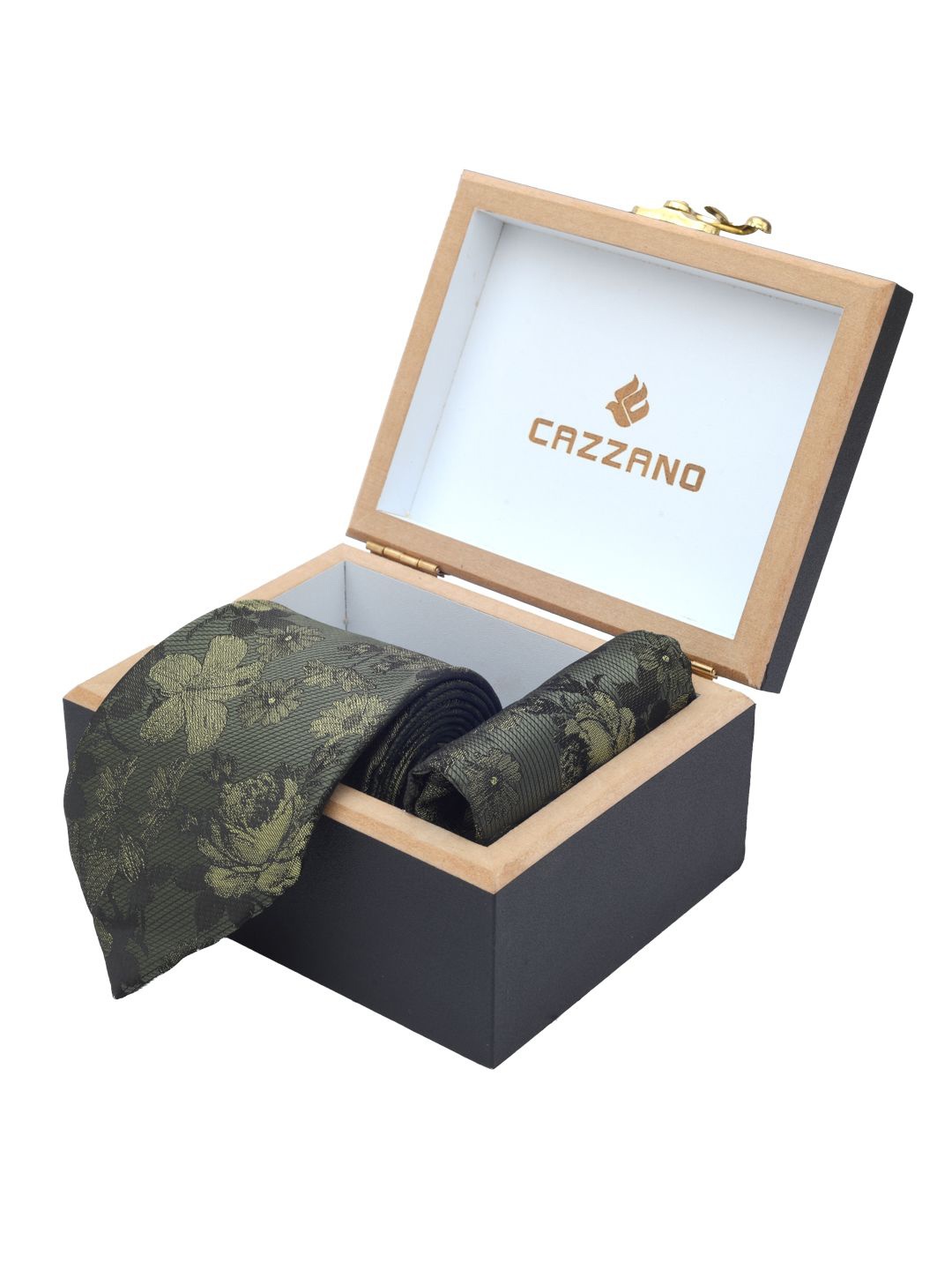 

Cazzano Men Accessory Gift Set of, Olive