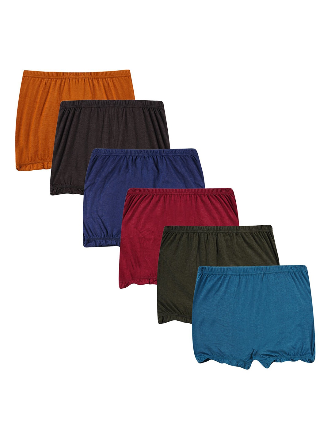 

SLEAZY Pack Of 6 Mid-Rise Boy Short BriefsHoney_Plain_Panty_06_myn_80, Black