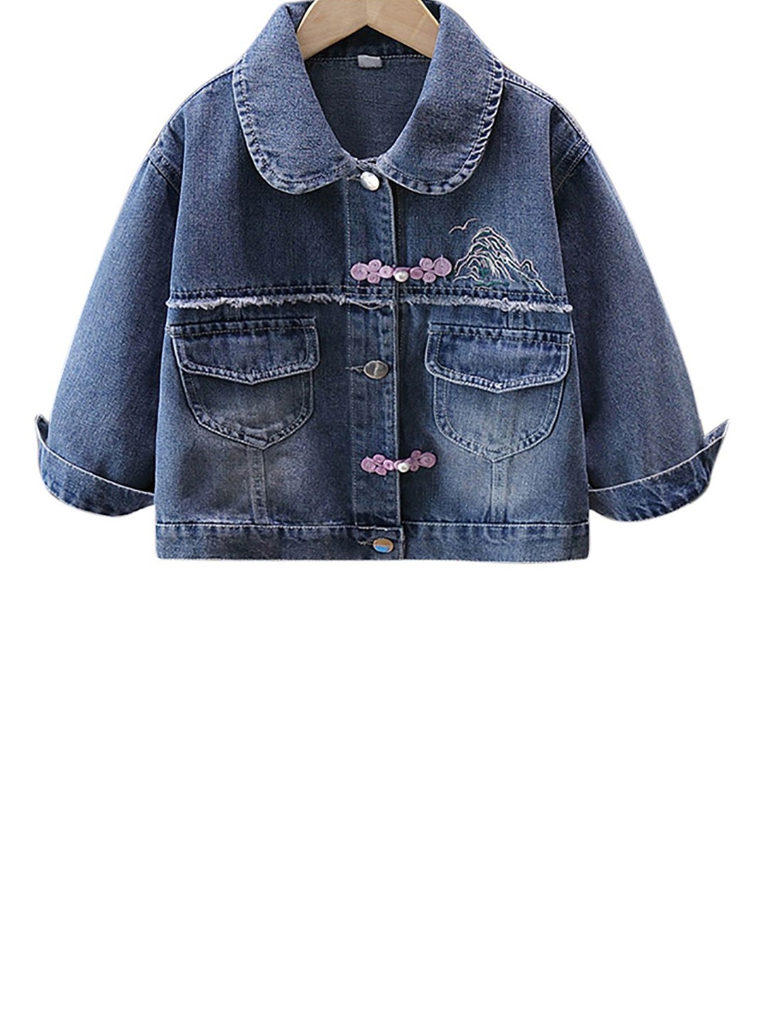

StyleCast x Revolte Girls Outdoor Denim Jacket, Blue