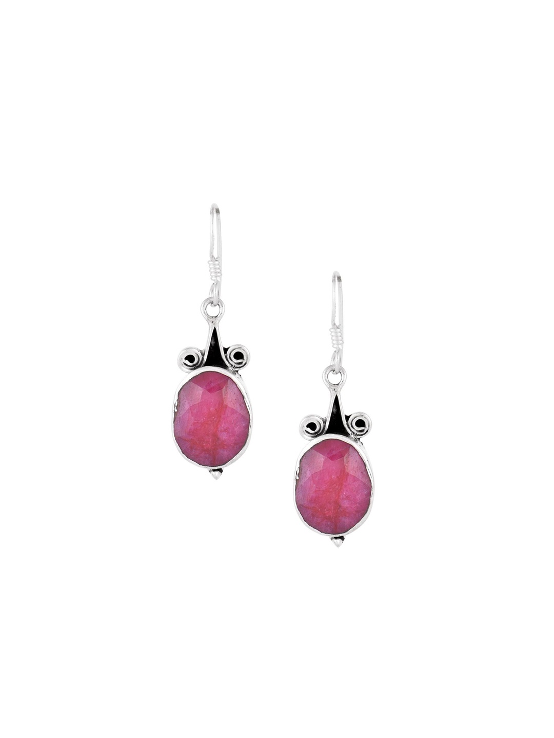 

Indianshelf 92.5 Sterling Silver Contemporary Drop Earrings