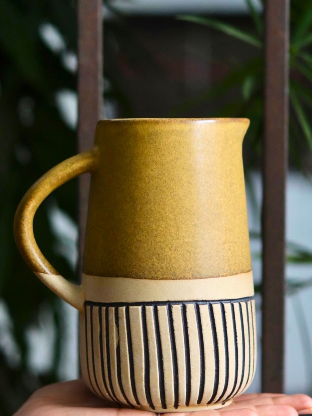 

WEAVING HOMES Brown Ceramic Water Jugs