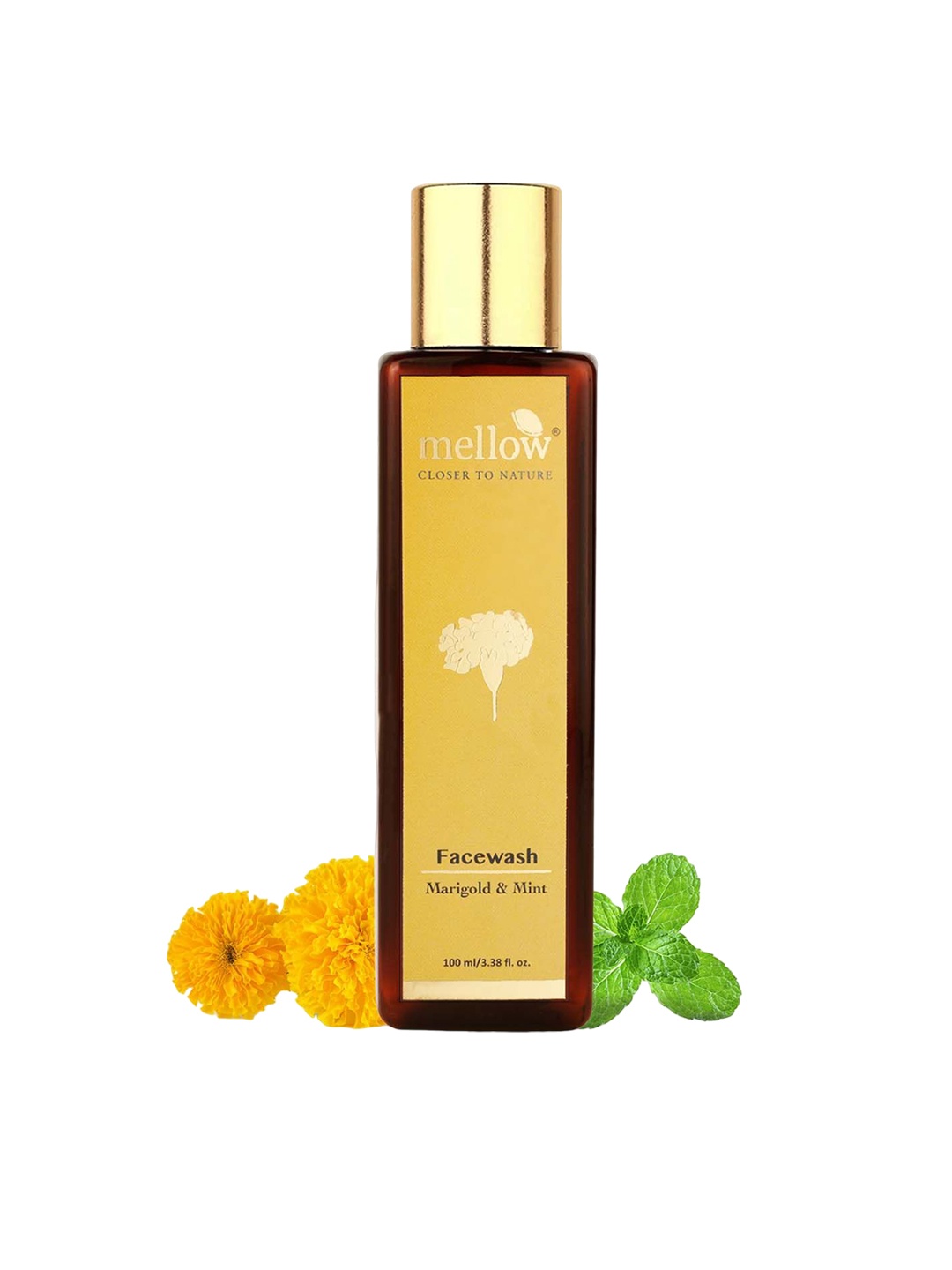 

MELLOW Marigold & Mint Facewash - 100ml, Brown