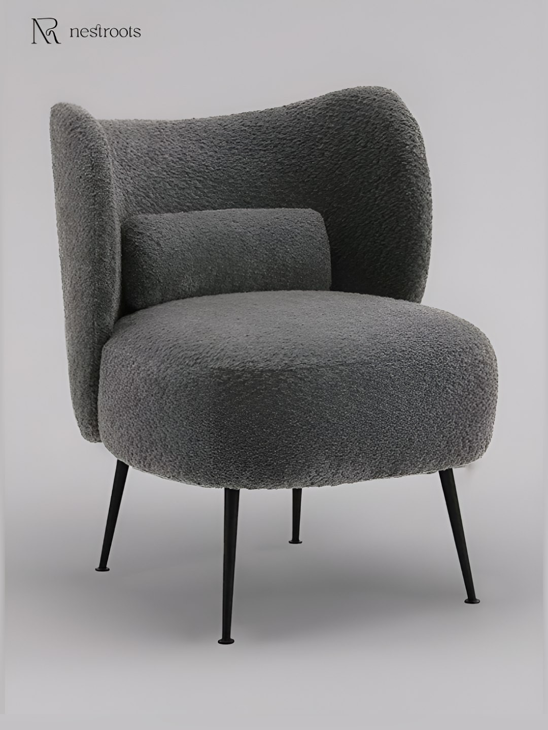 

nestroots Grey Stormy Comfort Lounge Chair