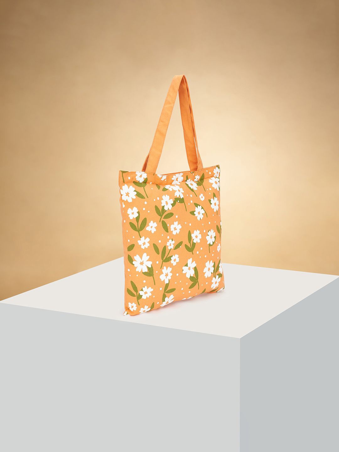 

Forever Glam by Pantaloons Women Floral Printed Swagger Tote Bag, Orange