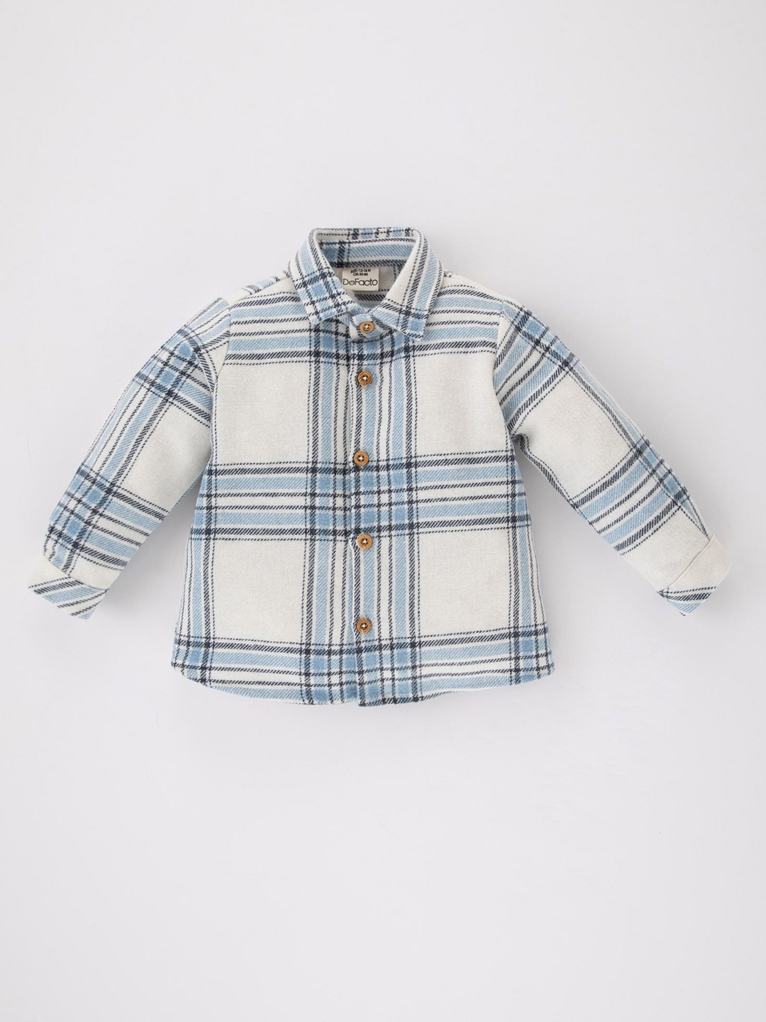 

DeFacto Boys Tartan Checks Opaque Checked Casual Shirt, Na