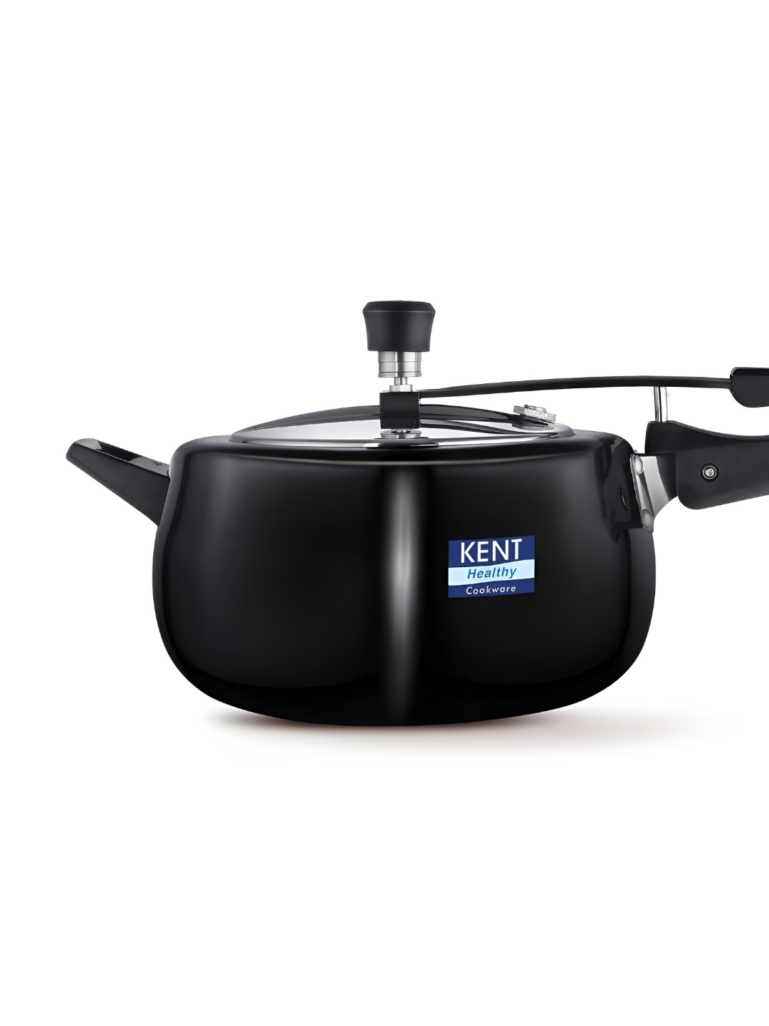 

Kent Black Stainless Steel Induction Base Hard Anodised Pressure Cooker 5L