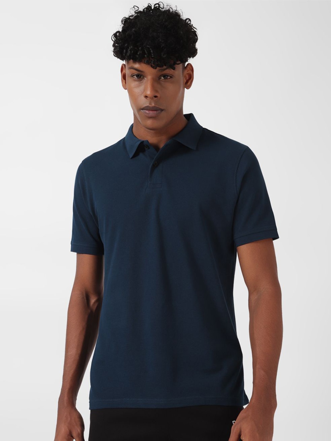 

Reebok Pure Cotton Polo Tshirts, Navy blue