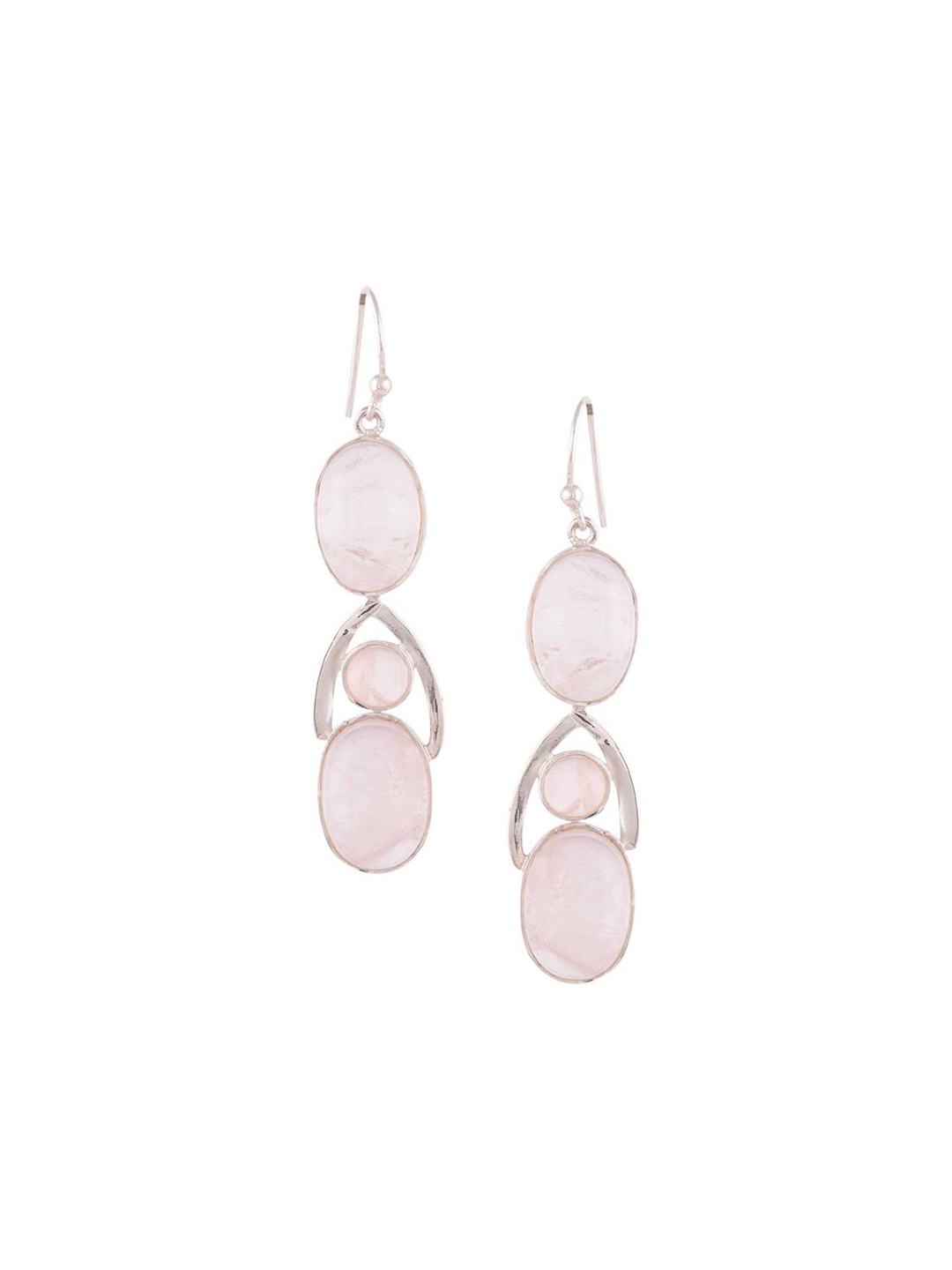 

Indianshelf 92.5 Sterling Silver Contemporary Drop Earrings