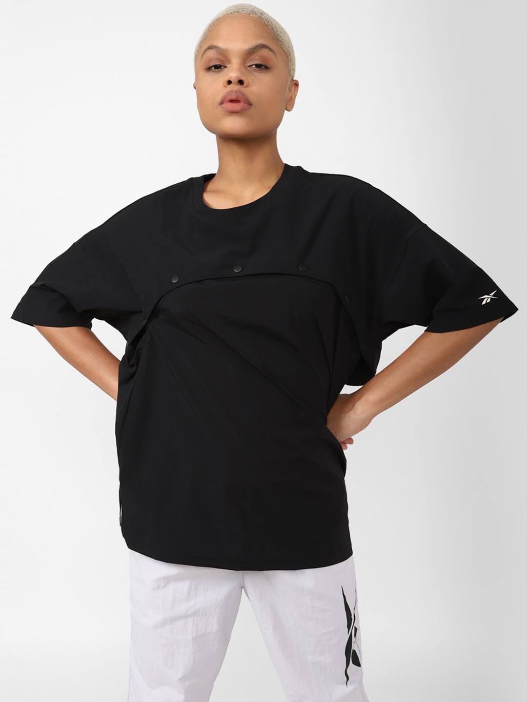 

Reebok TS SS Mid Layer Sweatshirt, Black