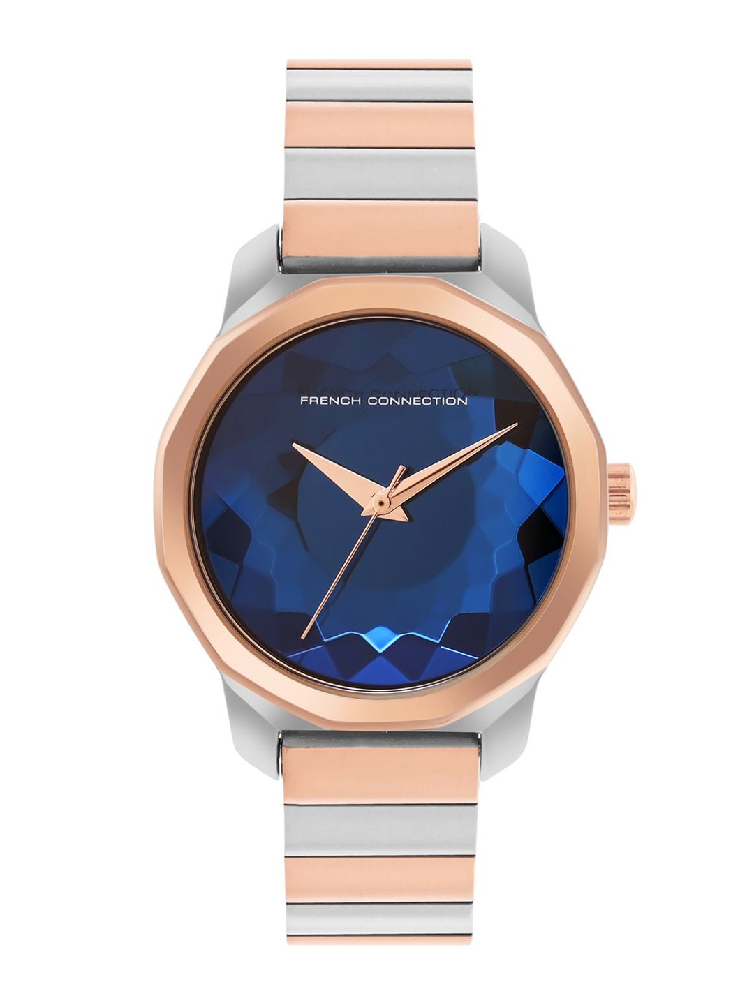 

French Connection Stella Women Dial & Stainless Steel Straps Analogue Watch, Blue