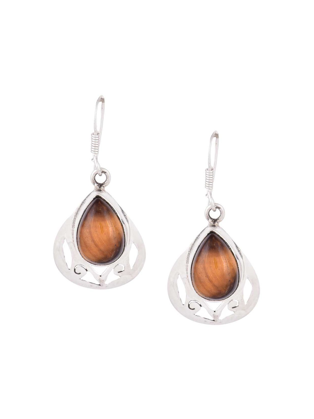 

Indianshelf Girls 92.5 Sterling Silver Contemporary Drop Earrings