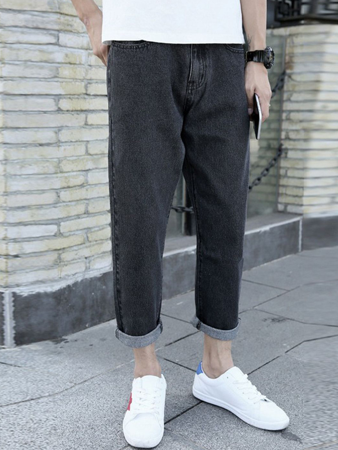 

StyleCast Men Skinny Fit Jeans, Black