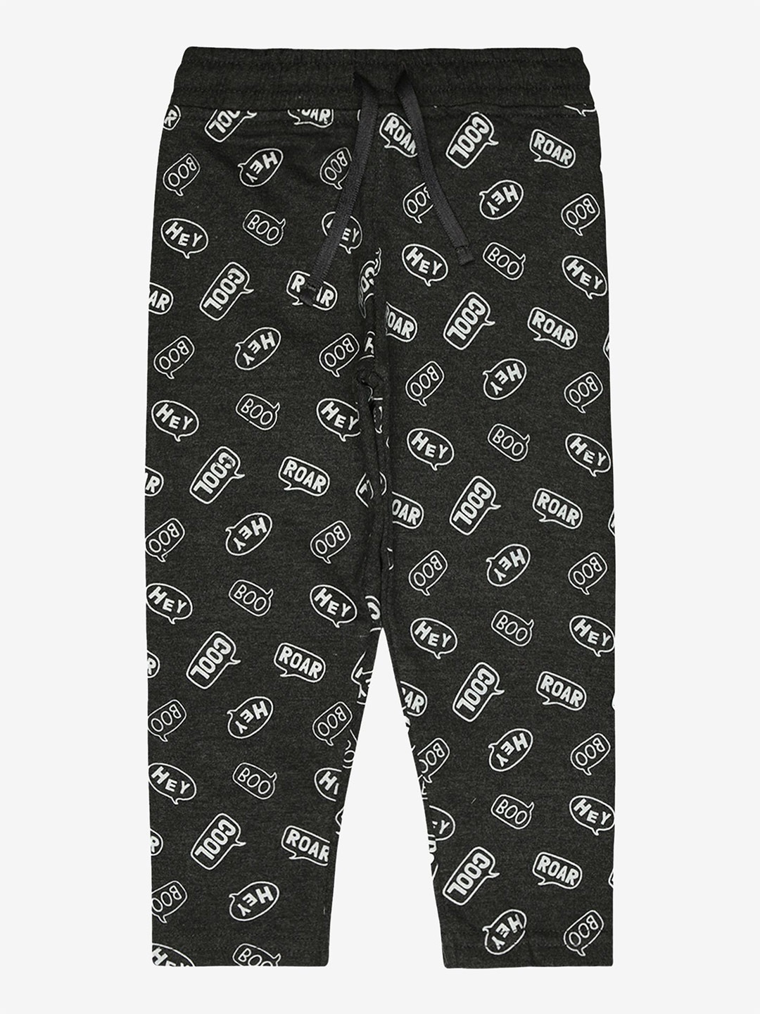 

Bodycare Kids Boys Printed Mid-Rise Track Pant, Grey