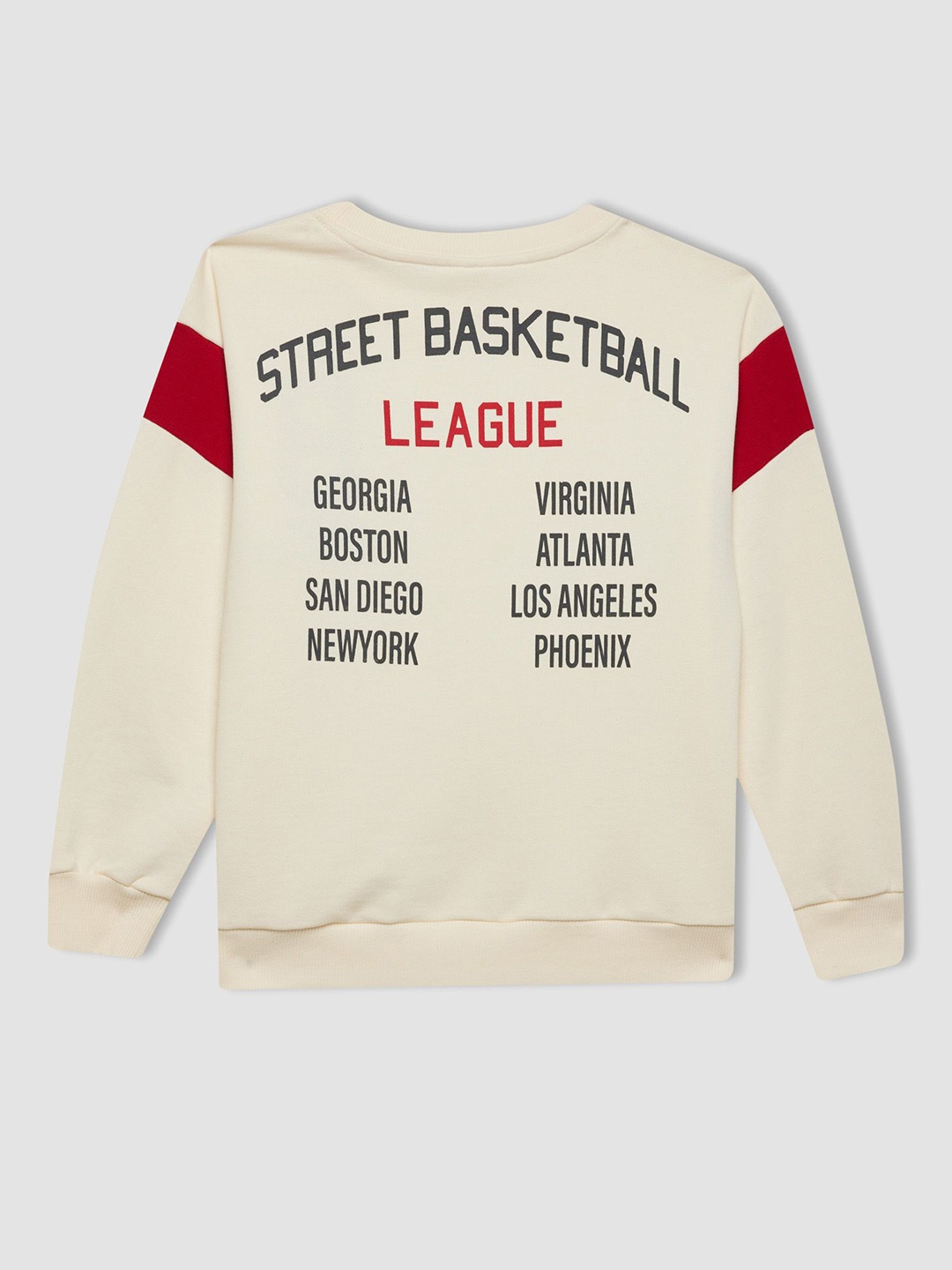 

DeFacto Boys Printed Sweatshirt, Cream