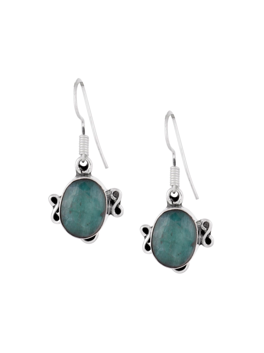 

Indianshelf 92.5 Sterling Silver Contemporary Drop Earrings