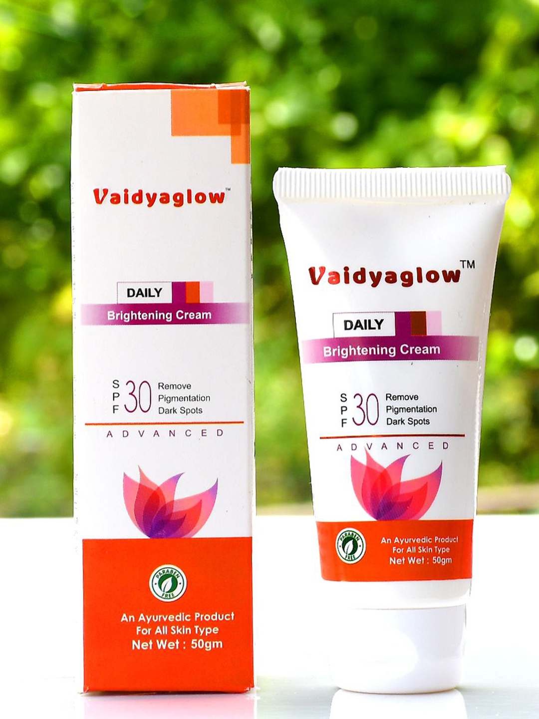 

Vaidyaglow Daily Brightening Cream-50gm, White