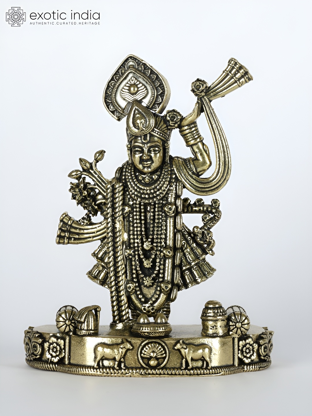 

Exotic India Gold-Toned Religious Idol Showpiece