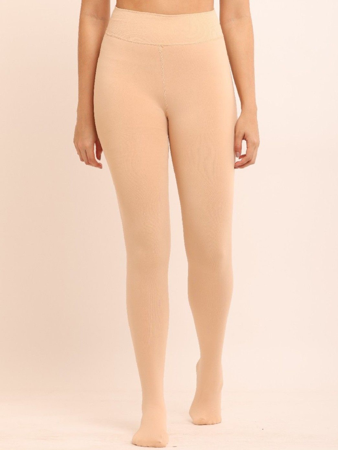 

Poftik WomenThigh-High Sheered Stockings Legging, Beige