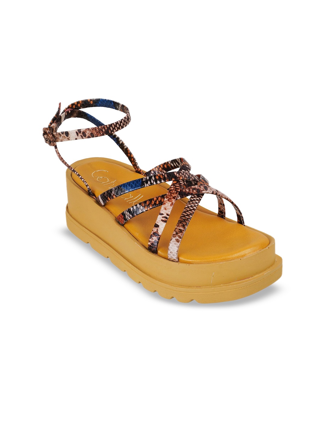 

Catwalk Women Printed Wedge Sandals, Yellow
