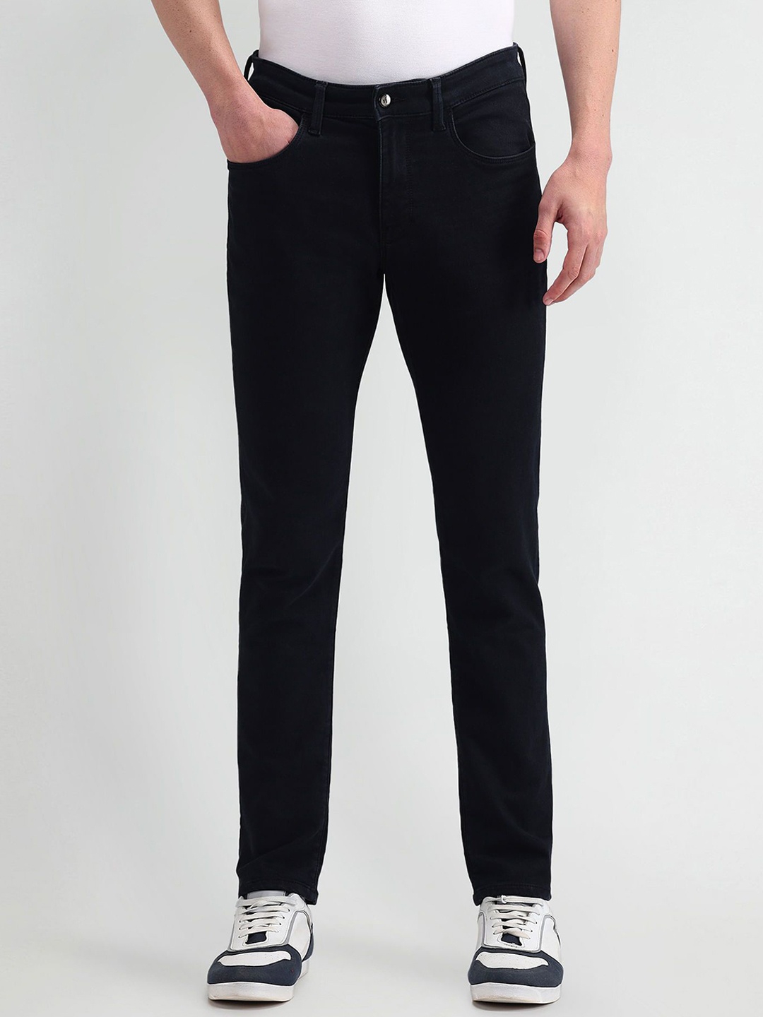 

Arrow Sport Men Solid Urban Slim Slim Fit Stretchable Jeans, Blue